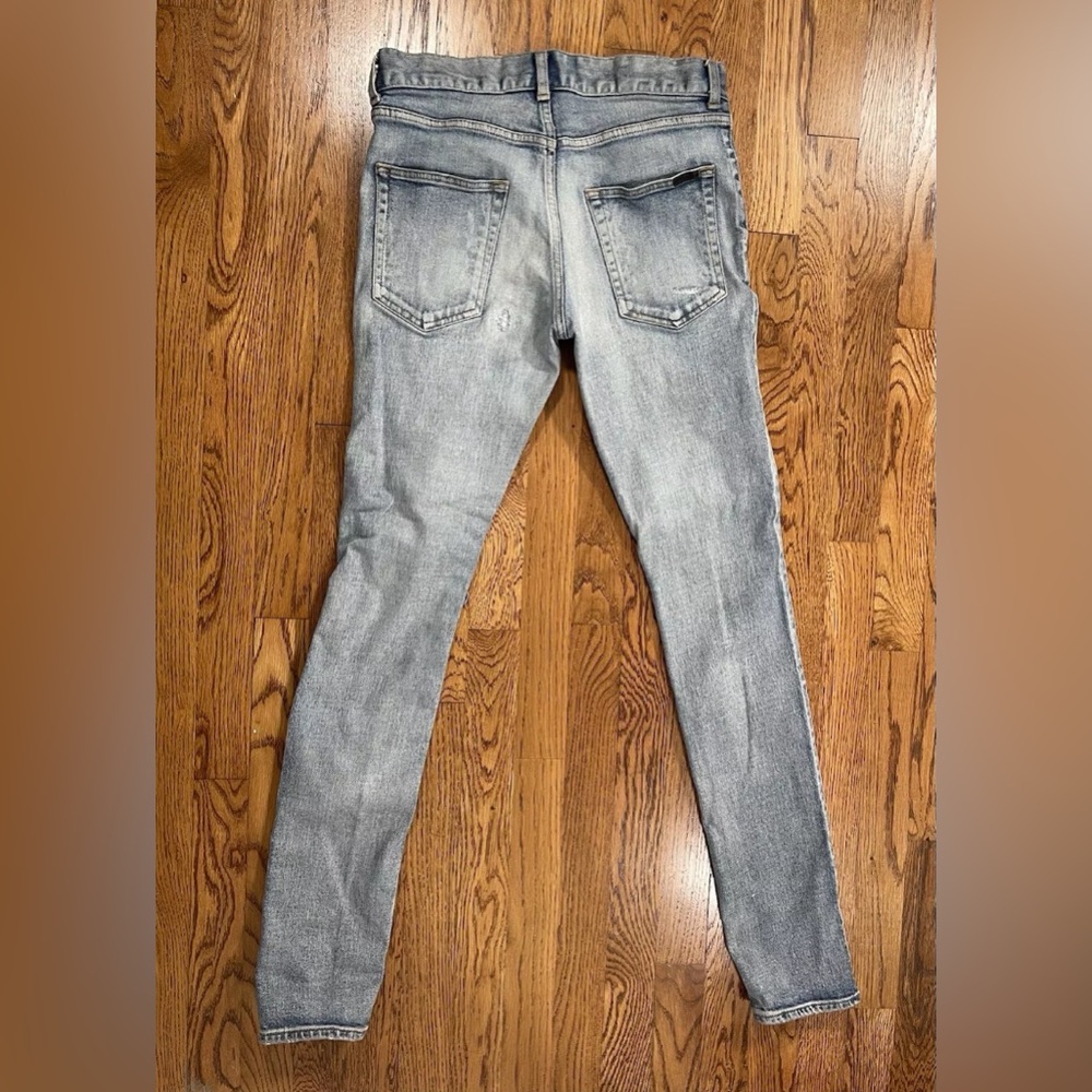 Saint Laurent Jeans Tapped Skinny Fit Blue Men’s Size 29 - Picture 2 of 10